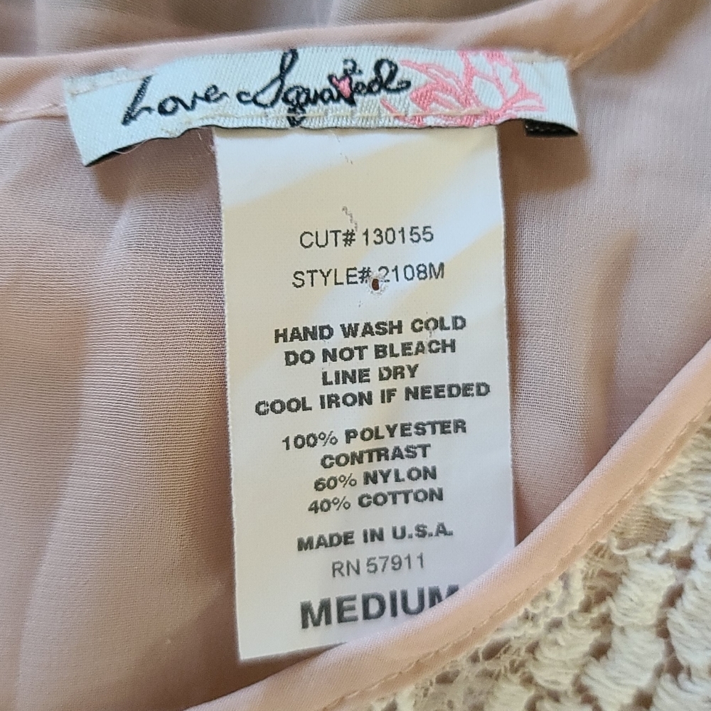 Love Squared Tunic Size Medium - image 4